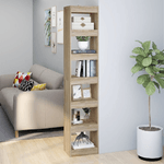 vidaXL Libreria/Divisorio Rovere Sonoma 40x30x198 cm