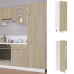 vidaXL Armadio per Frigo Rovere Sonoma 60x57x207 cm in Truciolato