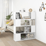 vidaXL Libreria/Divisorio Bianco 100x24x124 cm