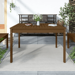 vidaXL Tavolo da Giardino Miele 121x82,5x76 cm Legno Massello di Pino