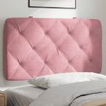 vidaXL Cuscino Testiera Rosa 90 cm in Velluto