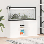 vidaXL Supporto per Acquario 121x41x58 cm in Legno ingegnerizzato Bianco