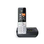 Gigaset COMFORT 500A Telefono analogico/DECT Identificatore di chiamata Nero, Argento