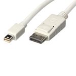 Lindy-41056-cavo-DisplayPort-1-m-Mini-DisplayPort-Bianco