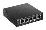D-Link-DGS-1005P-Non-gestito-L2-Gigabit-Ethernet--10-100-1000--Supporto-Power-over-Ethernet--PoE--Nero