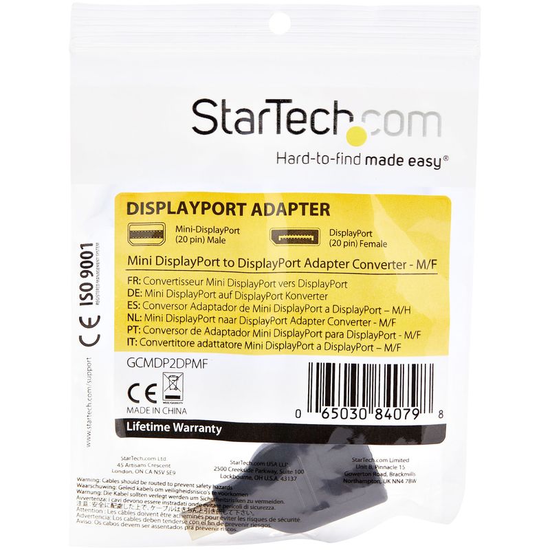 StarTech.com-Adattatore-Compatto-da-Mini-DisplayPort-a-DisplayPort---Video-UHD-4K-x-2K---Convertitore-Mini-DP-a-DP---Adattatore-mDP-a-DP-1.2-