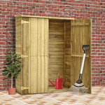 VidaXL Rimessa Attrezzi da Giardino 123x50x171cm in Pino Impregnato