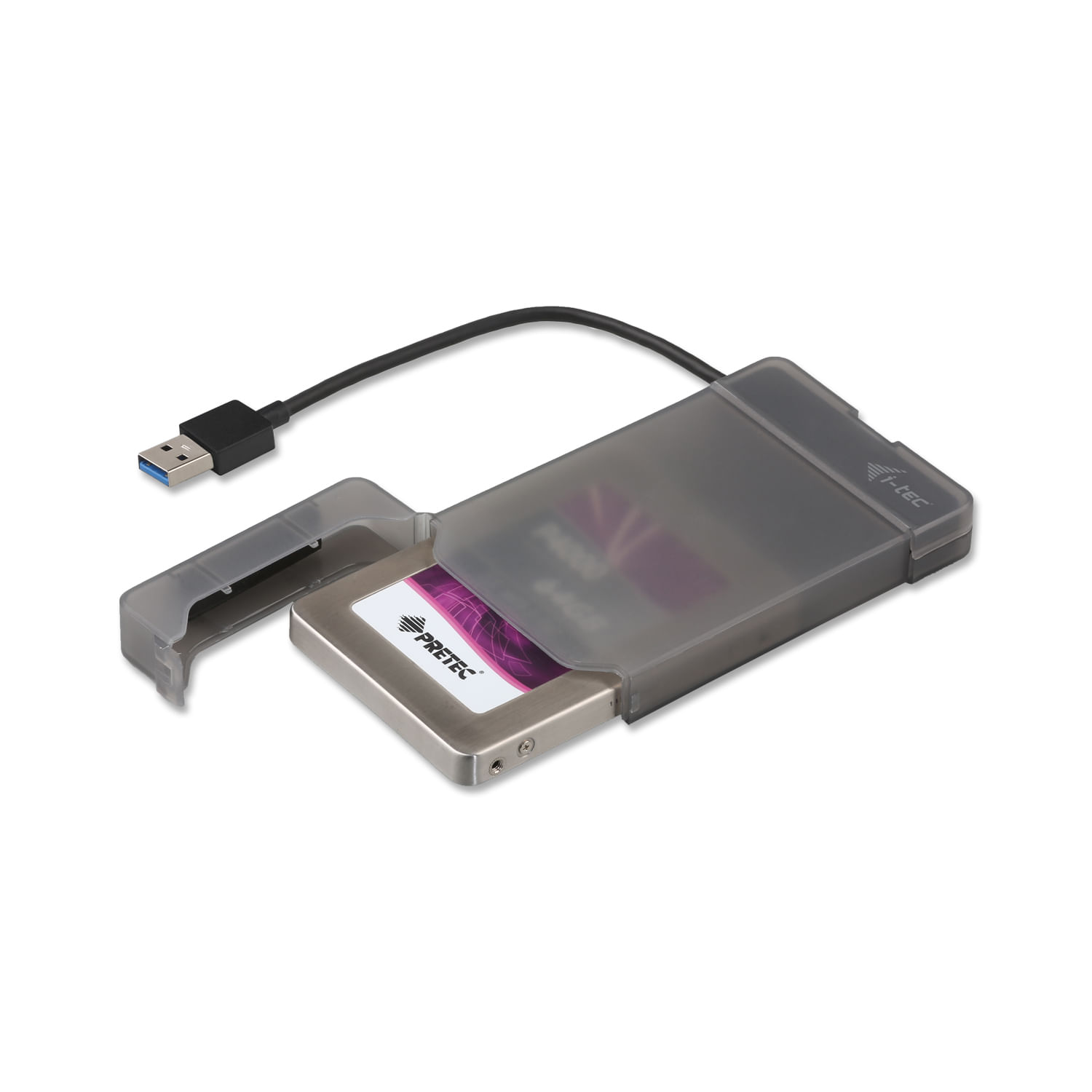 I-tec MySafe USB 3.0 Easy 2.5" External Case – Black