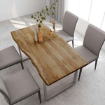 Tavolo da Pranzo 154x80x76 cm in Legno Massello di Acacia