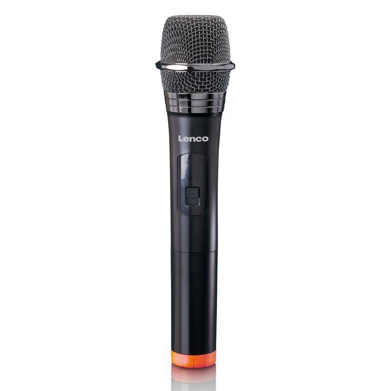 Lenco-MCW-011BK-microfono-Nero-Microfono-per-palco-spettacolo