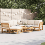 vidaXL Set Salotto da Giardino 8 pz con Cuscini Legno Massello Acacia