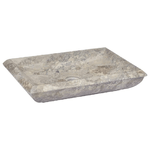 vidaXL Lavandino Grigio 50x35x10 cm in Marmo