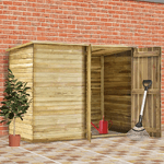 VidaXL Ripostiglio da Giardino 232x110x170 in Legno di Pino Impregnato