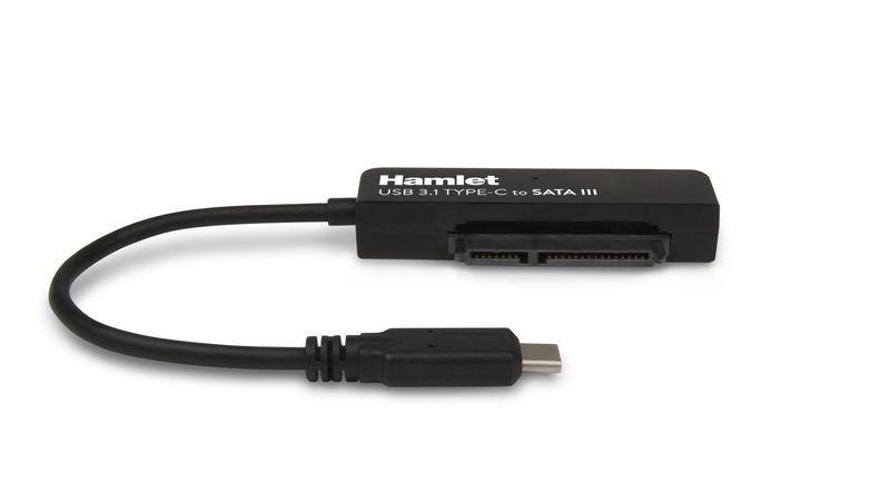 Hamlet-Adattatore-USB-3.1-Type-C-to-SATA-III-per-collegare-hard-disk-o-unita-SSD-con-Serial-ATA