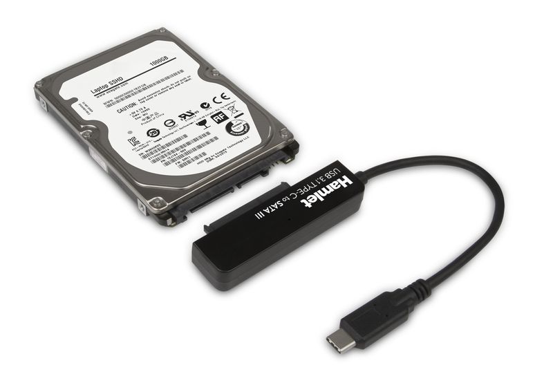 Hamlet-Adattatore-USB-3.1-Type-C-to-SATA-III-per-collegare-hard-disk-o-unita-SSD-con-Serial-ATA