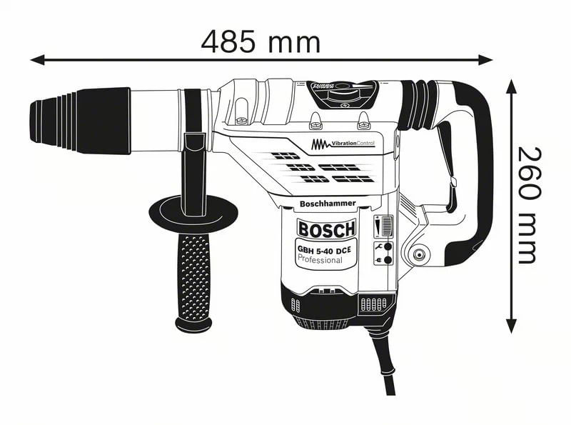 Bosch-GBH-5-40-DCE-Professional-1150-W-340-Giri-min-SDS-max