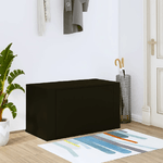 vidaXL Scarpiera a Parete nero 70x35x38 cm Legno ingegnerizzato