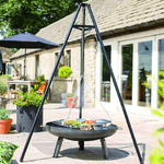 RedFire Treppiede per Griglia Nero 172 cm BBQ TRIPOD