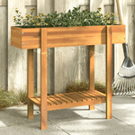 vidaXL Fioriera Rialzata da Giardino 90x30x75 cm Legno Massello Acacia