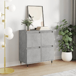 vidaXL Credenza Grigio Cemento 60x35x70 cm in Legno ingegnerizzato