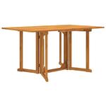 vidaXL Tavolo Giardino Pieghevole a Farfalla 150x90x75cm Massello Teak