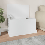 vidaXL Contenitore Portaoggetti Bianco 70x40x38 cm Legno ingegnerizzato