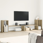 vidaXL Mobili TV 2 pz Rovere Sonoma 100x30x50 cm in Legno Multistrato