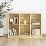 vidaXL Libreria 104x33x76 cm in Legno Massello di Pino