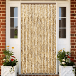 VidaXL Zanzariera Beige e Marrone 100x220 cm Ciniglia