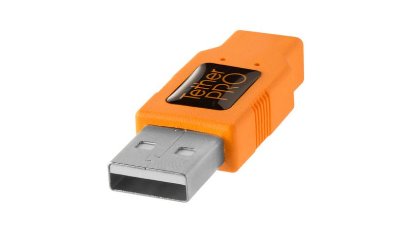 Tether-Tools-CU1917-cavo-USB-5-m-USB-A-Arancione