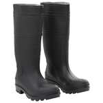 vidaXL Stivali da Pioggia Neri Misura 40 in PVC