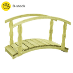 vidaXL Ponte da Giardino B-Stock 170x74x105cm Pino Massello Impregnato