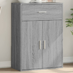 vidaXL Credenza Grigio Sonoma 60x30x84 cm in Legno Multistrato