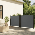 vidaXL Tenda da Sole Laterale Retrattile Antracite 140x600 cm