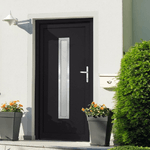 Porta Ingresso Antracite 108x208 cm in PVC