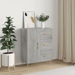 vidaXL Credenza Grigio Sonoma 69,5x34x90 cm in Legno ingegnerizzato