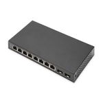 Digitus DN80067 Switch 8P 2SFP GE 8 x 10-100-1000 Mbit-s  Porte Uplink 2SFP