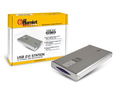 Hamlet-USB-2.0-Station-box-esterno-per-Hard-Disk-IDE-Sata-25--