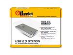 Hamlet-USB-2.0-Station-box-esterno-per-Hard-Disk-IDE-Sata-25--