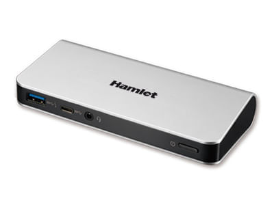 Hamlet-Docking-Station-collega-due-display-HDMI-e-DP-con-4-porte-usb-3.0-LAN-e-audio