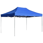 vidaXL Gazebo Professionale Pieghevole Alluminio 4,5x3 m Blu