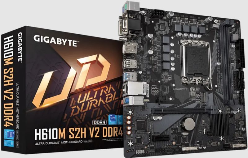 Gigabyte-H610M-S2H-V2-DDR4--rev.-1.0--Intel-H610-Express-LGA-1700-micro-ATX