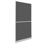 VidaXL Zanzariera con Cardini per Porte Bianca 100 x 215 cm