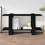 vidaXL Libreria Nera 100x30x51 cm in Legno ingegnerizzato