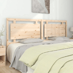 Testiera per Letto 205,5x4x100 cm in Legno Massello di Pino