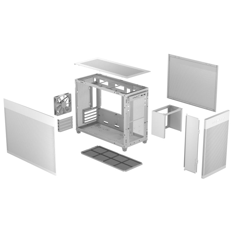 ASUS-Prime-AP201-MicroATX-Mini-Tower-Bianco