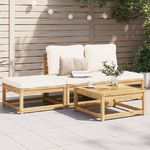 vidaXL Set Salotto da Giardino 4pz con Cuscini Legno Massello Acacia