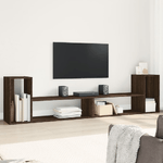 vidaXL Mobili TV 2 pz Rovere Marrone 100x30x50 cm in Legno Multistrato