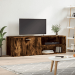 vidaXL Mobile Porta TV Rovere Fumo 120x34x37 cm Legno Multistrato