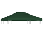 vidaXL Telo di Ricambio per Gazebo 310g/m² Verde 3x4m